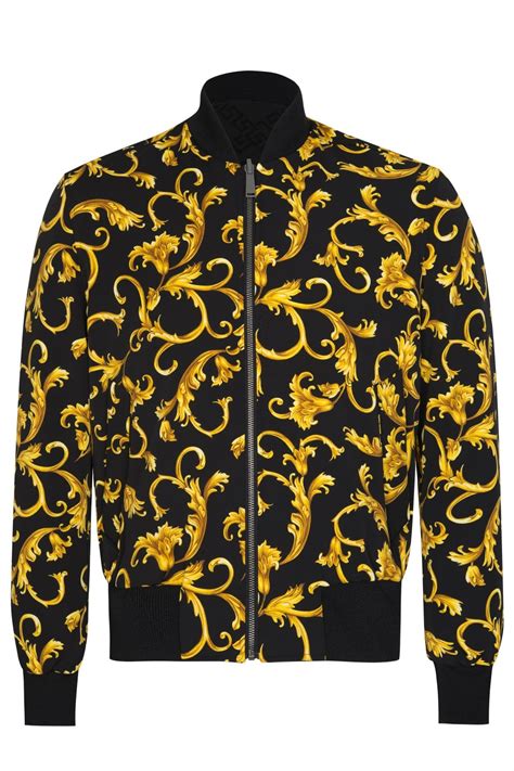 versace mens pea coat|versace mens suede bomber jacket.